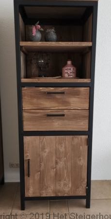 Kast Barber Industrieel