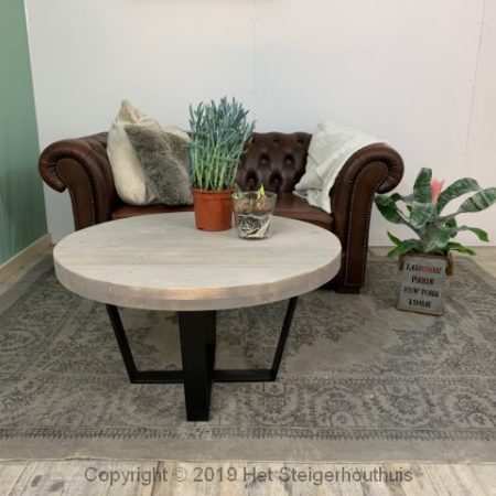 Salontafel Rond Industrieel