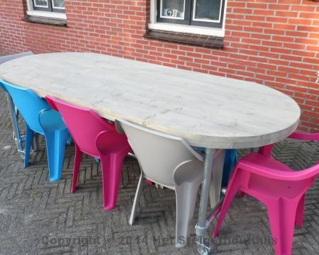 Steigerbuis Tafel Ovaal