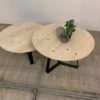Salontafel Industrieel Rond Set - Afbeelding 4
