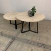 Salontafel Industrieel Rond Set