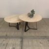 Salontafel Industrieel Rond Set - Afbeelding 3