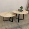 Salontafel Industrieel Rond Set - Afbeelding 5