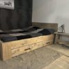 2-persoons bed met 2 lades