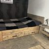 2-persoons bed met 2 lades - Afbeelding 2