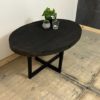 Salontafel Industrieel Ovaal Black