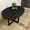 Salontafel Industrieel Ovaal Black - Afbeelding 6