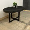 Salontafel Industrieel Ovaal Black - Afbeelding 2