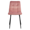 Elise Eetkamerstoel - Roze Velvet - Afbeelding 2