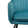 Brienne Eetkamerstoel - Blauw - Afbeelding 3