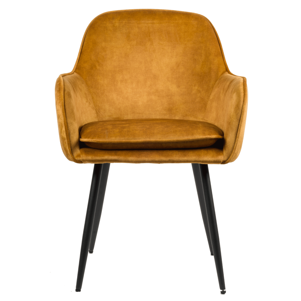 Julia Eetkamerstoel - Geel - Afbeelding 2