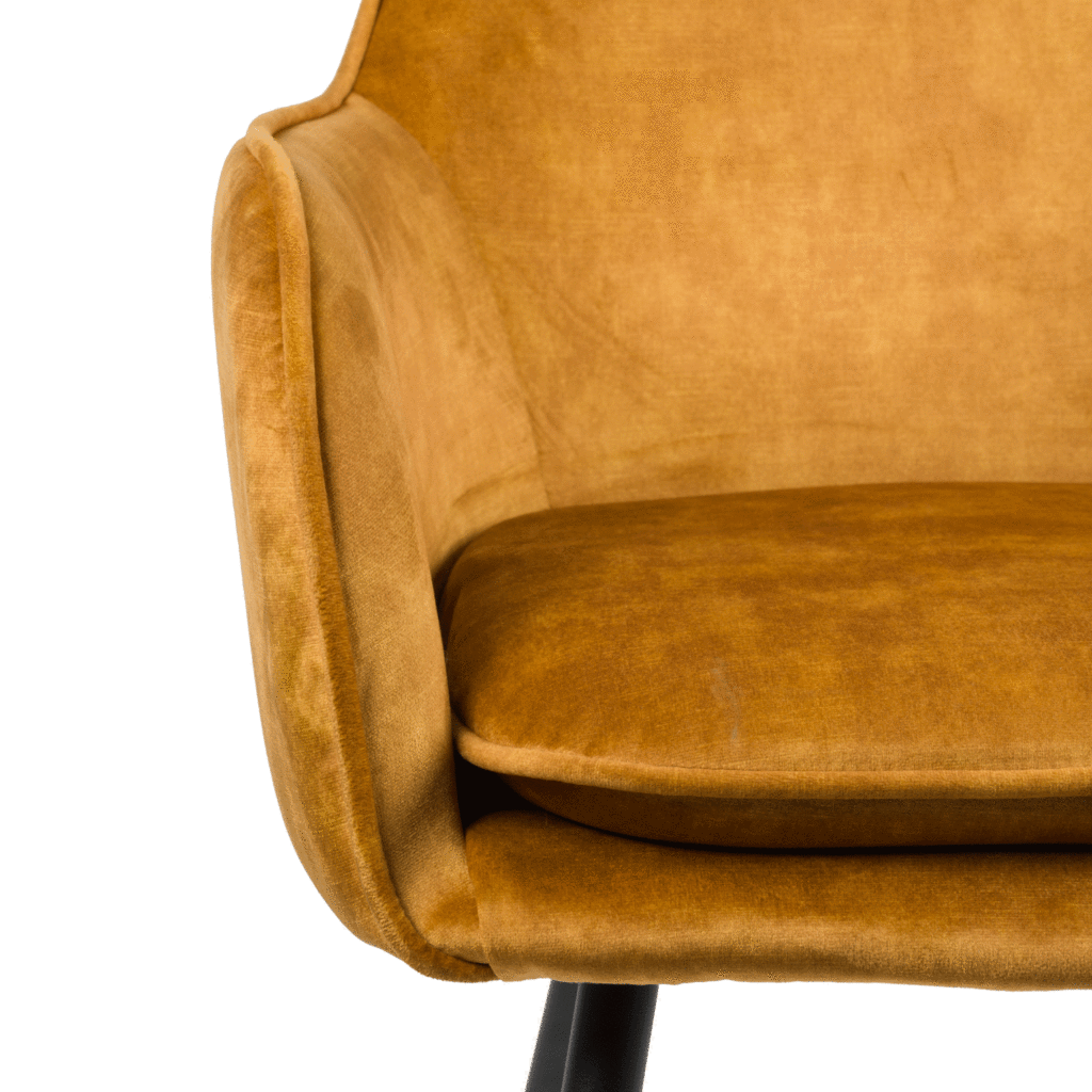 Julia Eetkamerstoel - Geel - Afbeelding 3