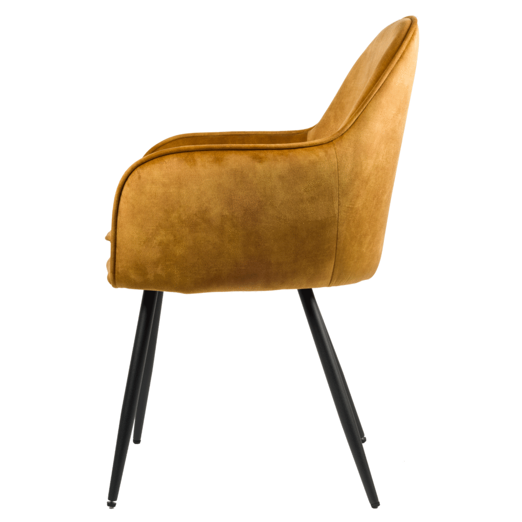 Julia Eetkamerstoel - Geel - Afbeelding 4