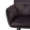 Oxford Draaistoel - Antraciet | Velvet - Afbeelding 3