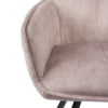 Oxford Draaistoel - Crème wit | Velvet - Afbeelding 3