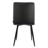 Anny Eetkamerstoel - Grijs | Velours | Velvet | Zwart stalen poten | Design eetkamerstoel - Afbeelding 5