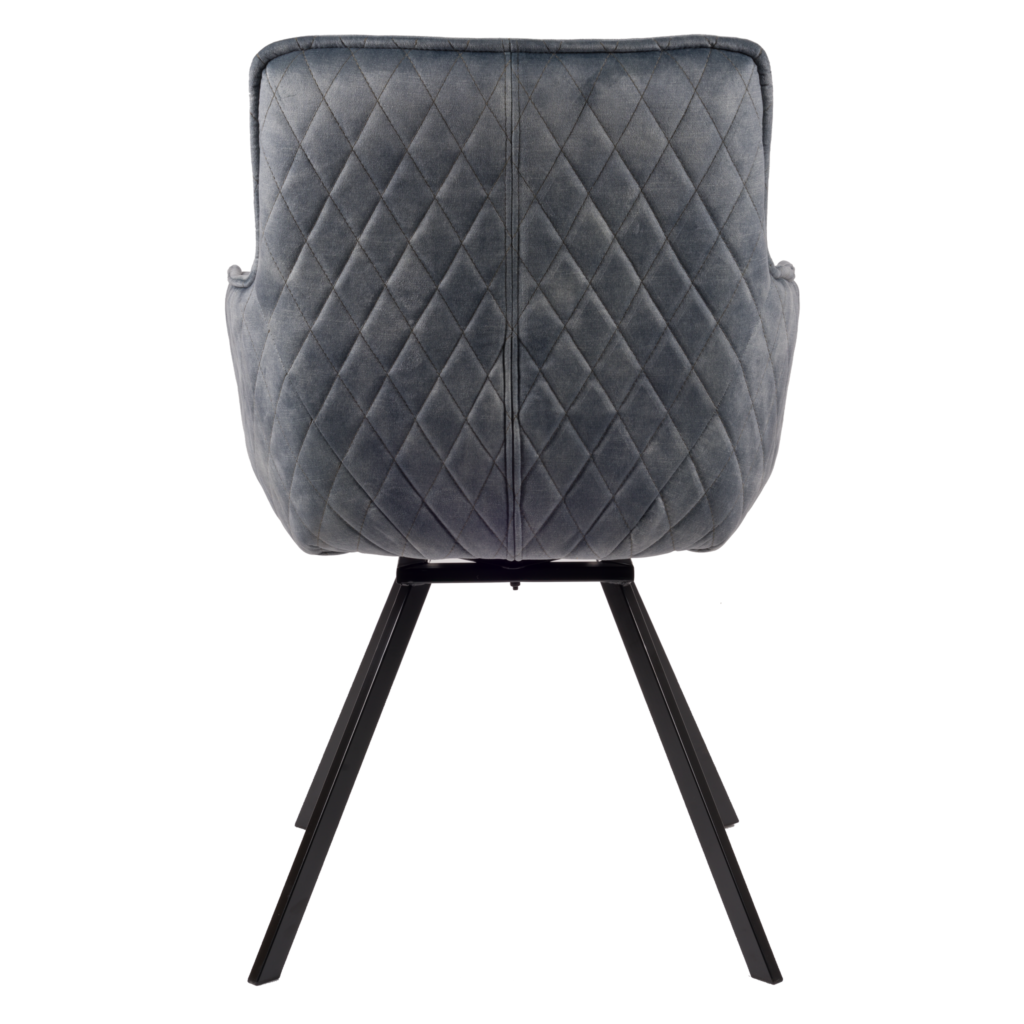 Oxford Draaistoel - Blauw | Velvet - Afbeelding 5