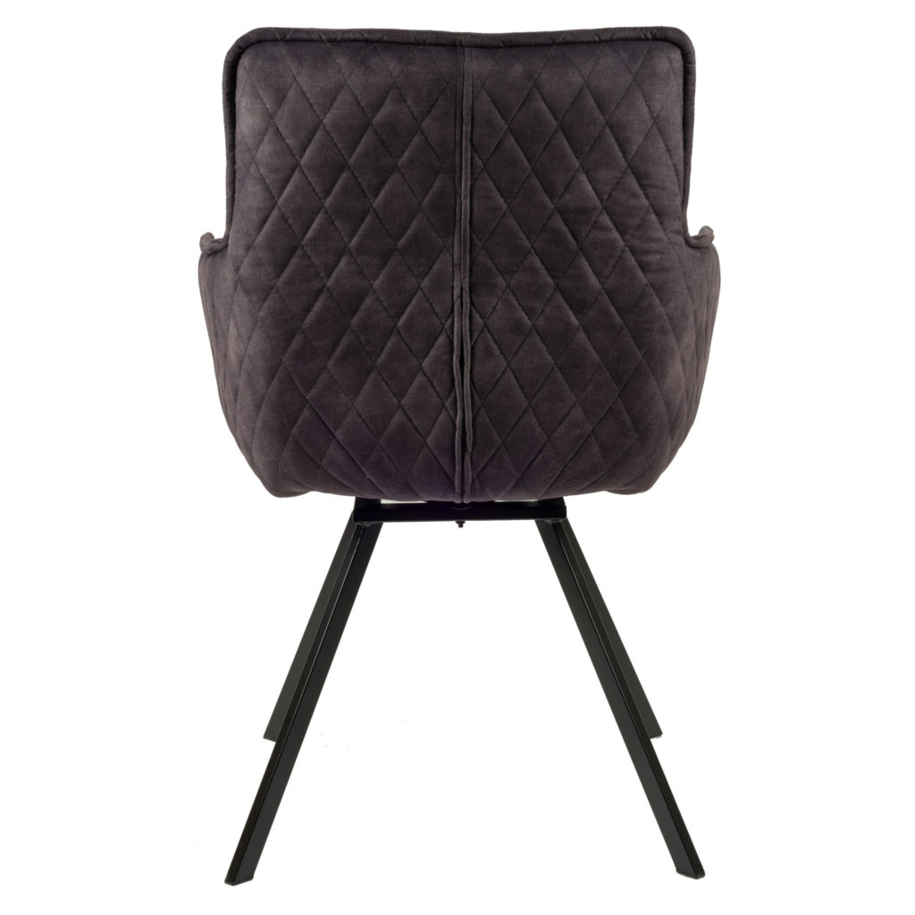 Oxford Draaistoel - Antraciet | Velvet - Afbeelding 6