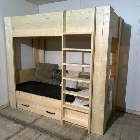 Hoogslaper Couch met lade 1 persoons