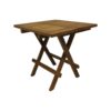 Uitklapbare picknick tafel - 50x50x50 - Naturel- Teak