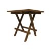 Uitklapbare picknick tafel - 50x50x50 - Naturel- Teak - Afbeelding 3