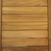 Uitklapbare picknick tafel - 50x50x50 - Naturel- Teak - Afbeelding 5