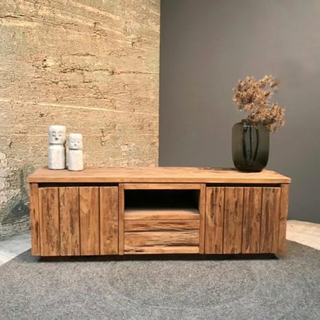 Bridge 2 Deurs 1 Lade TV Kast Teak 150