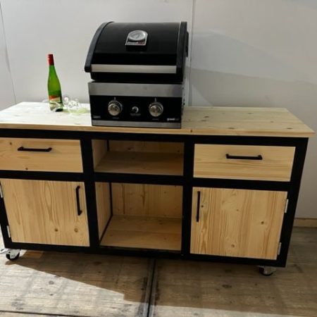 Buitenkeuken Woody + Grandhall G2 BBQ