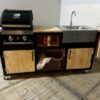 Buitenkeuken Woody Extra + Grandhall G2 BBQ en Grandhall Elite wasbak met kraan - Afbeelding 5