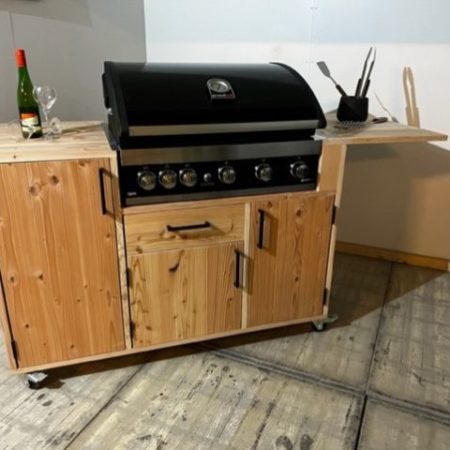 Buitenkeuken Douglas Cooper Extra + Grandhall Maxim G5 BBQ