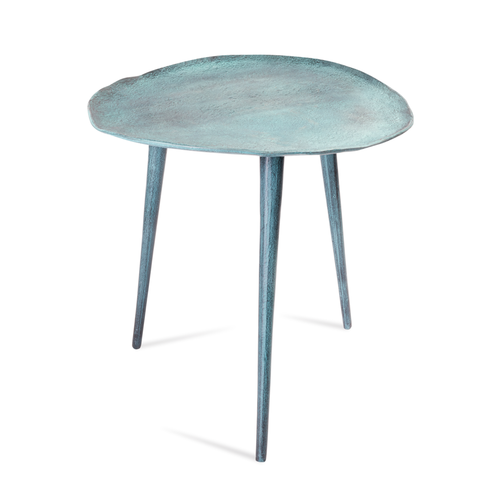 Blauw Patina Bijzettafel 46