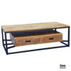 Len salontafel met 2 lades 140 - Afbeelding 2