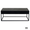 Jax Salontafel 2 Laden Zwart 120 - Afbeelding 2