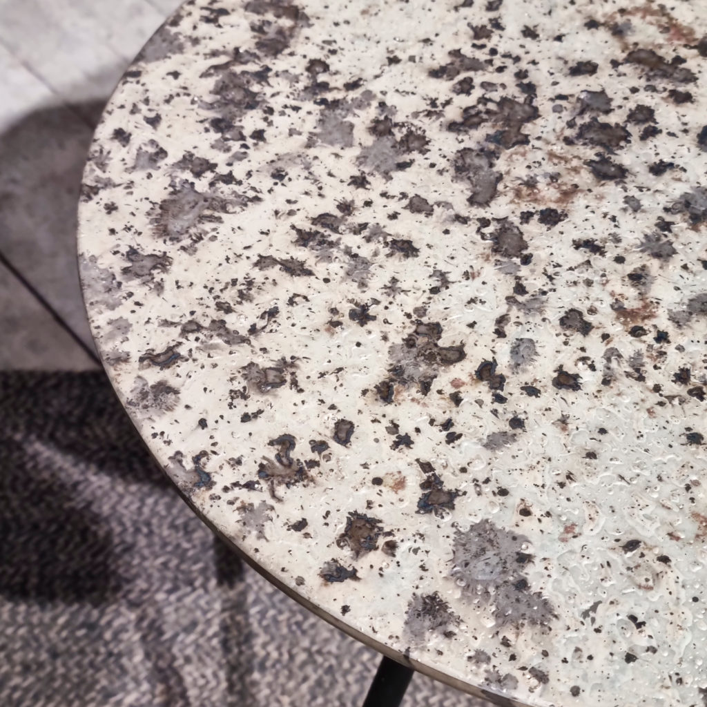 Messing Glazen Bijzettafel 38 - Afbeelding 2