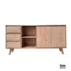 Bibi 2 Deurs 3 Lade Dressoir 180 - Afbeelding 2