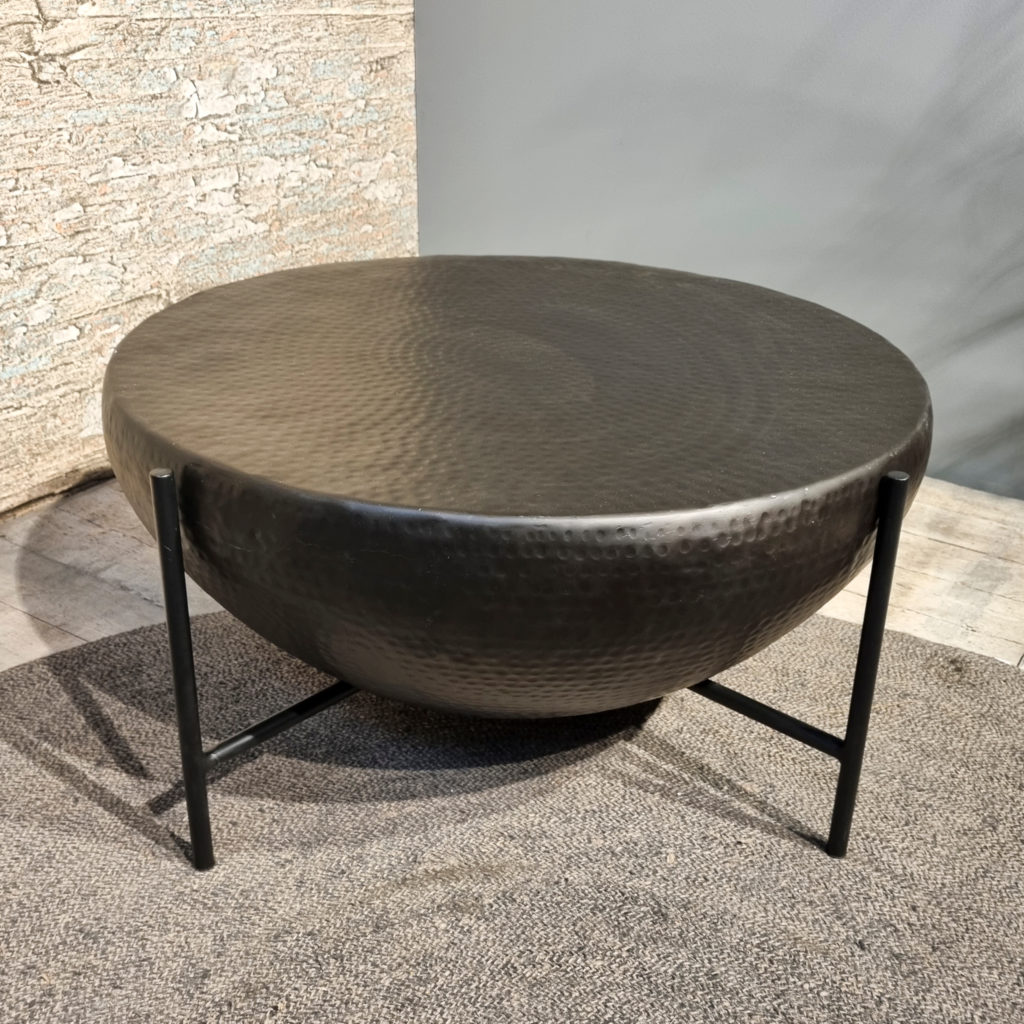 Bronzen ronde salontafel 87 - Afbeelding 3