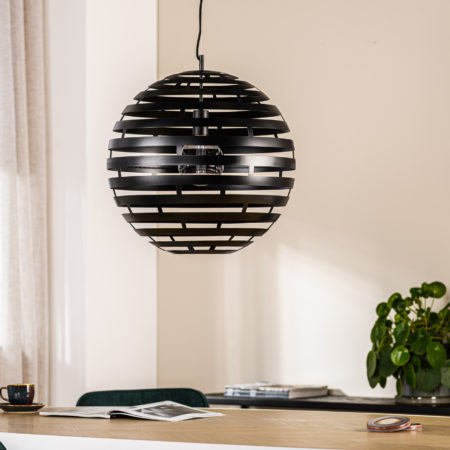 Hanglamp, 50 cm, H340 zwart