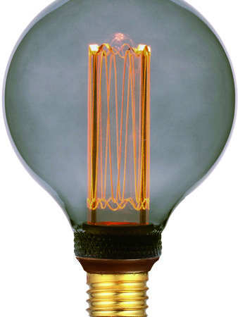 Lichtbron Smoke, 9,5 cm, S340 zwart