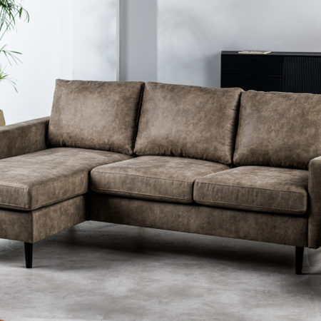 3 zits bank CL L+R, stof Savannah, S520 taupe