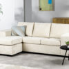 3 zits bank CL L+R, stof Hotel Chique, H460 beige