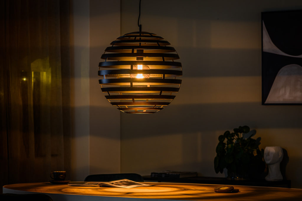 Hanglamp, 50 cm, H340 zwart - Afbeelding 2