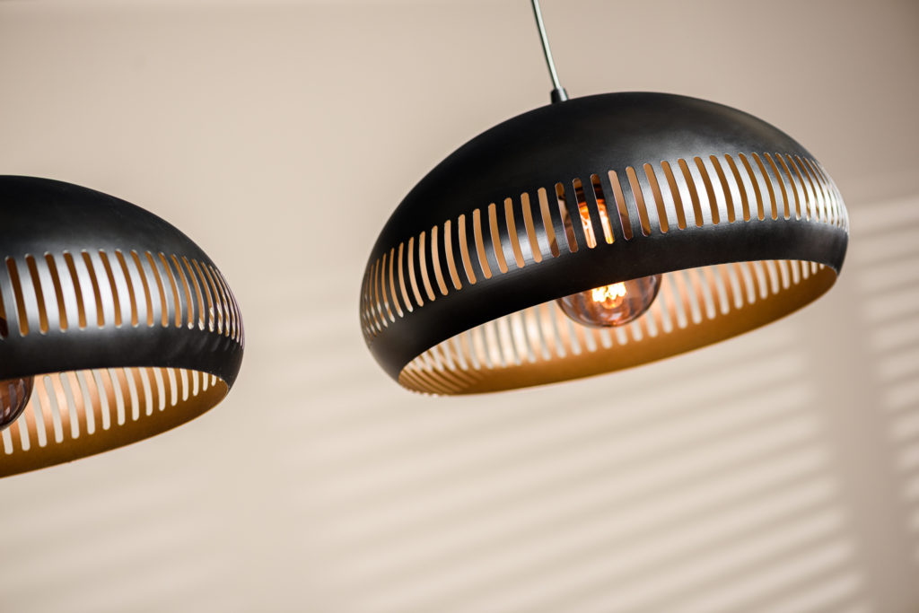 Hanglamp, 3-lichts, H340 zwart - Afbeelding 2
