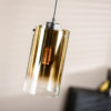 Hanglamp, 3-lichts, H850 goud - Afbeelding 2