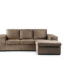 3 zits bank CL L+R, stof Hotel Chique, H430 bruin - Afbeelding 12