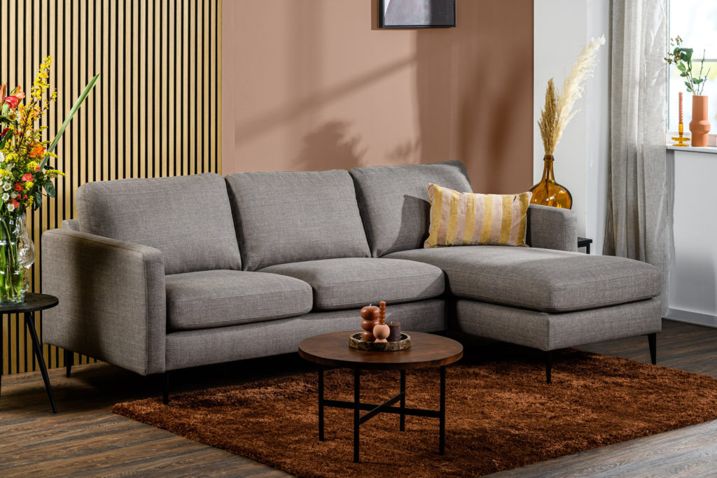3 zits bank CL L+R, stof Woven, W520 taupe - Afbeelding 13