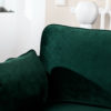 3 zits bank CL links, stof Fashion Velvet, F610 groen - Afbeelding 2