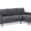 3 zits bank CL L+R, stof RIB, RIB230 antraciet - Afbeelding 2