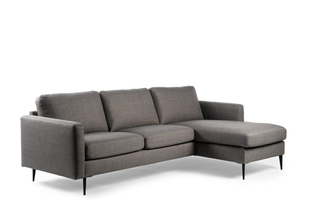 3 zits bank CL L+R, stof Woven, W520 taupe - Afbeelding 2