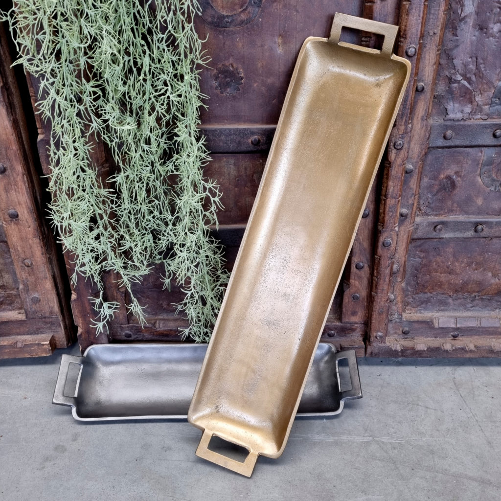 Antiek Lood kleurig dienblad 60 - Afbeelding 3