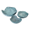 Blauwe Patina Decoratieve Kom Groot - Afbeelding 3
